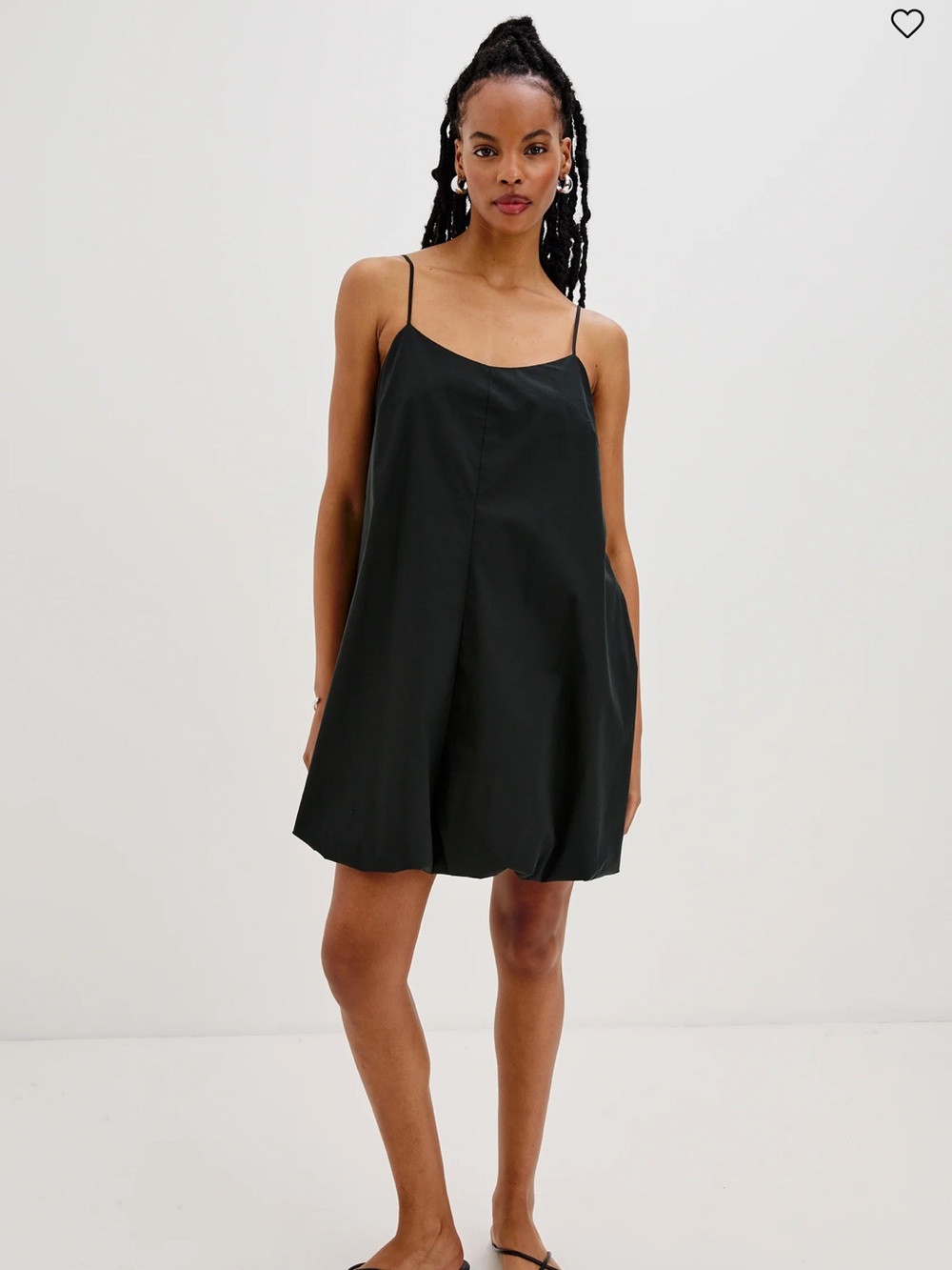 Rails NWT Black Spaghetti-Strap Bubble Dress